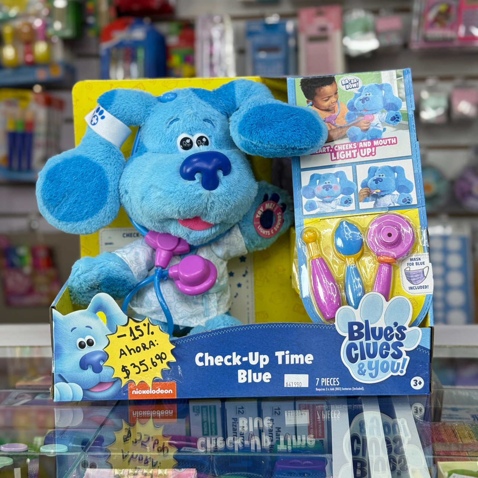 Blues Clues Peluche Blue Y Tu Peluche Pistas De Blue Y Tu Hora De